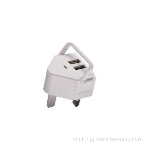 1.6A Dual USB Wall charger for UK socket ULP01